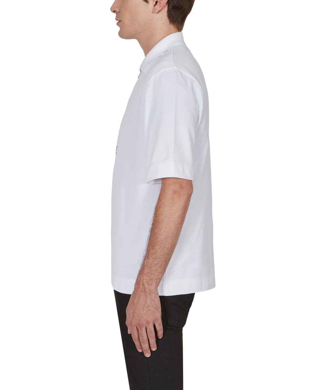ZIP COLLAR PIQUE POLO SHIRT - 4