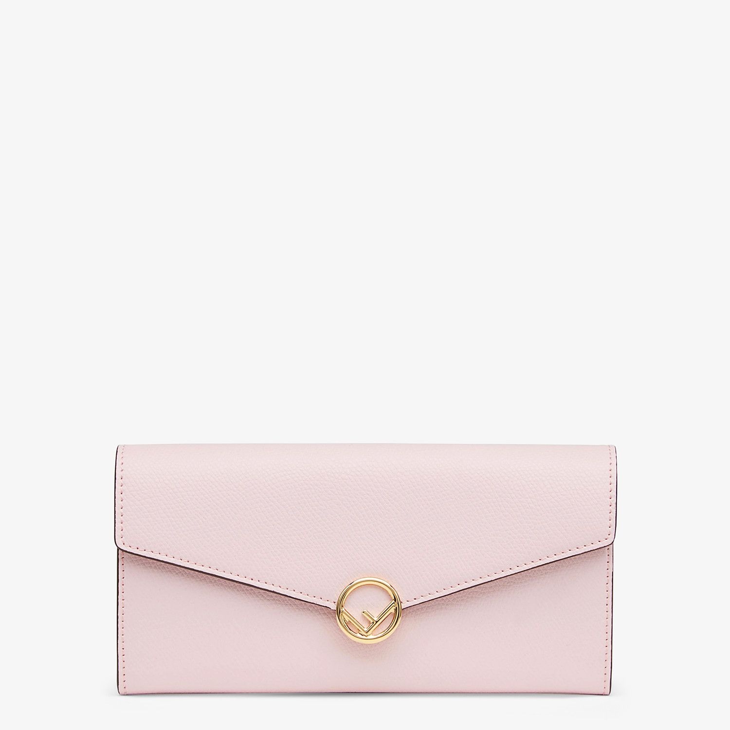 Pink leather wallet - 1