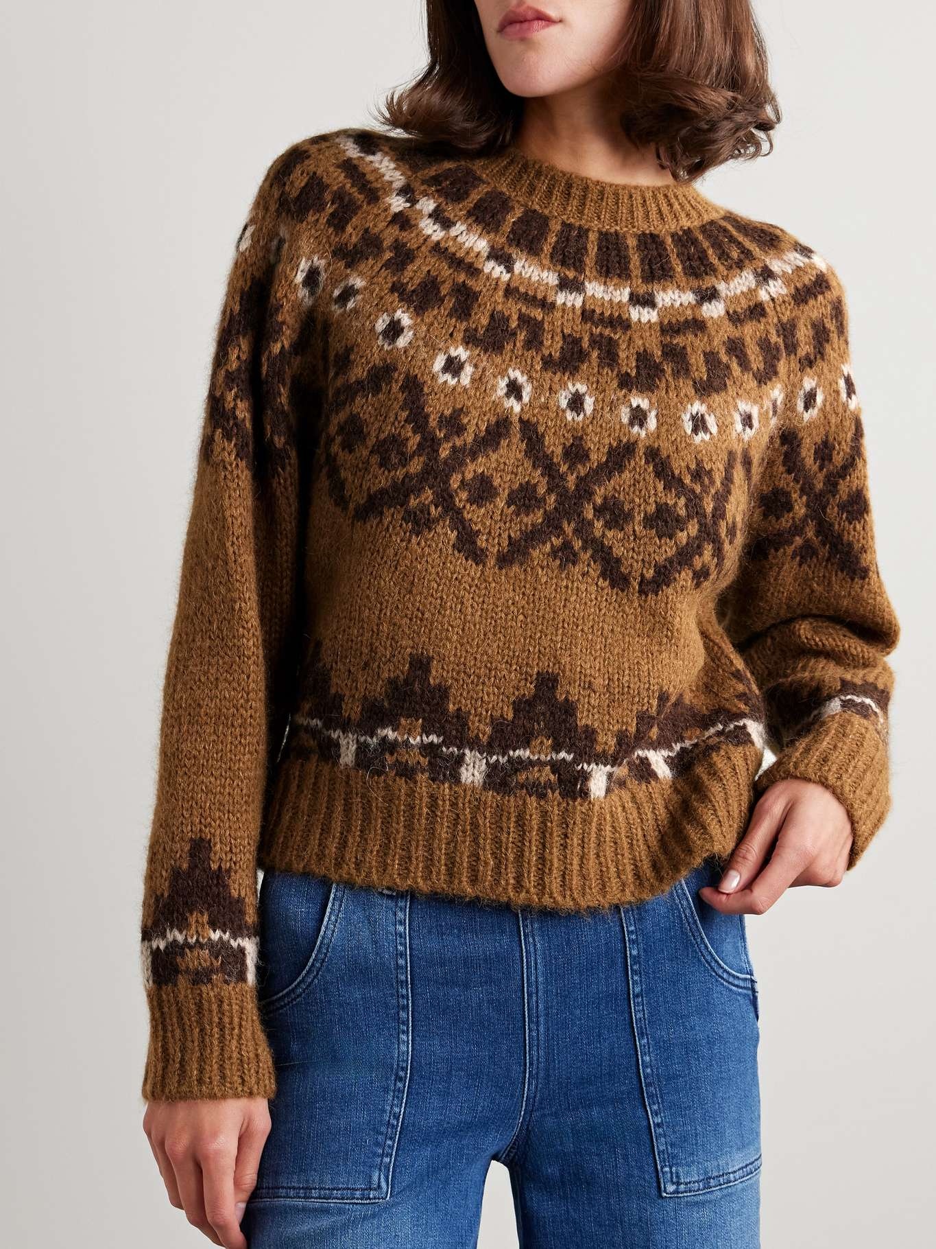 Fair Isle alpaca-blend sweater - 3