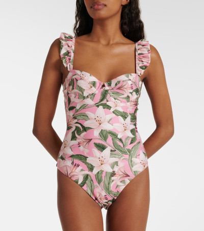 Agua by Agua Bendita Ajonjoli floral swimsuit outlook