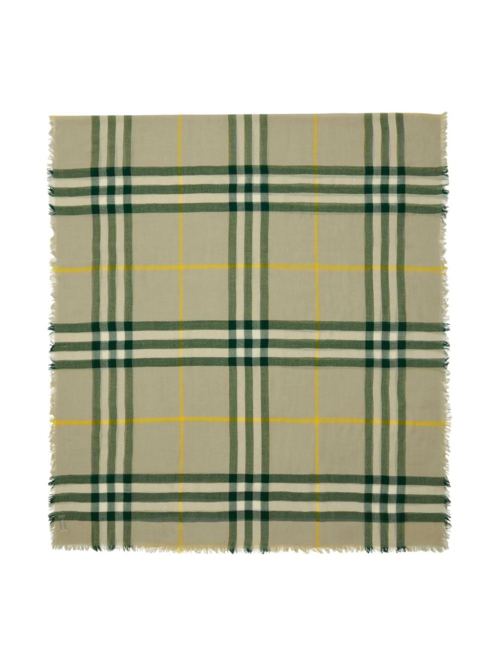 Vintage Check wool scarf - 3