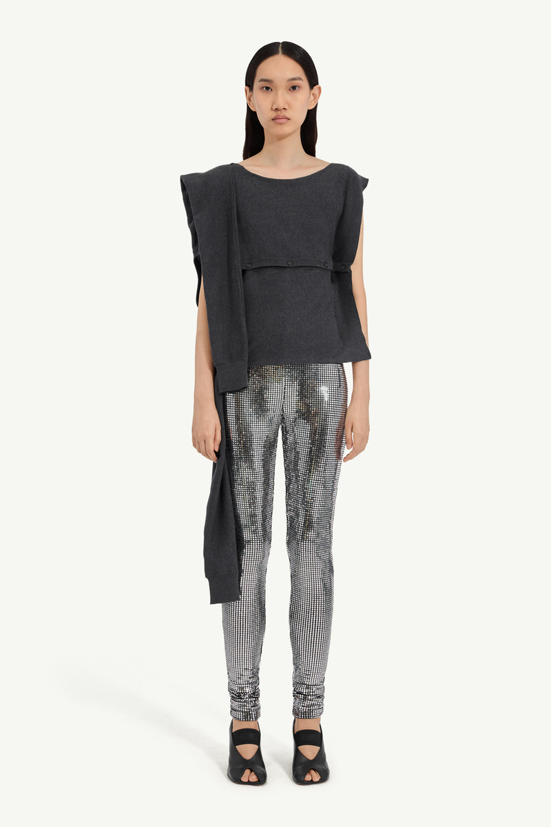 Convertible Sideways Knit Top 1