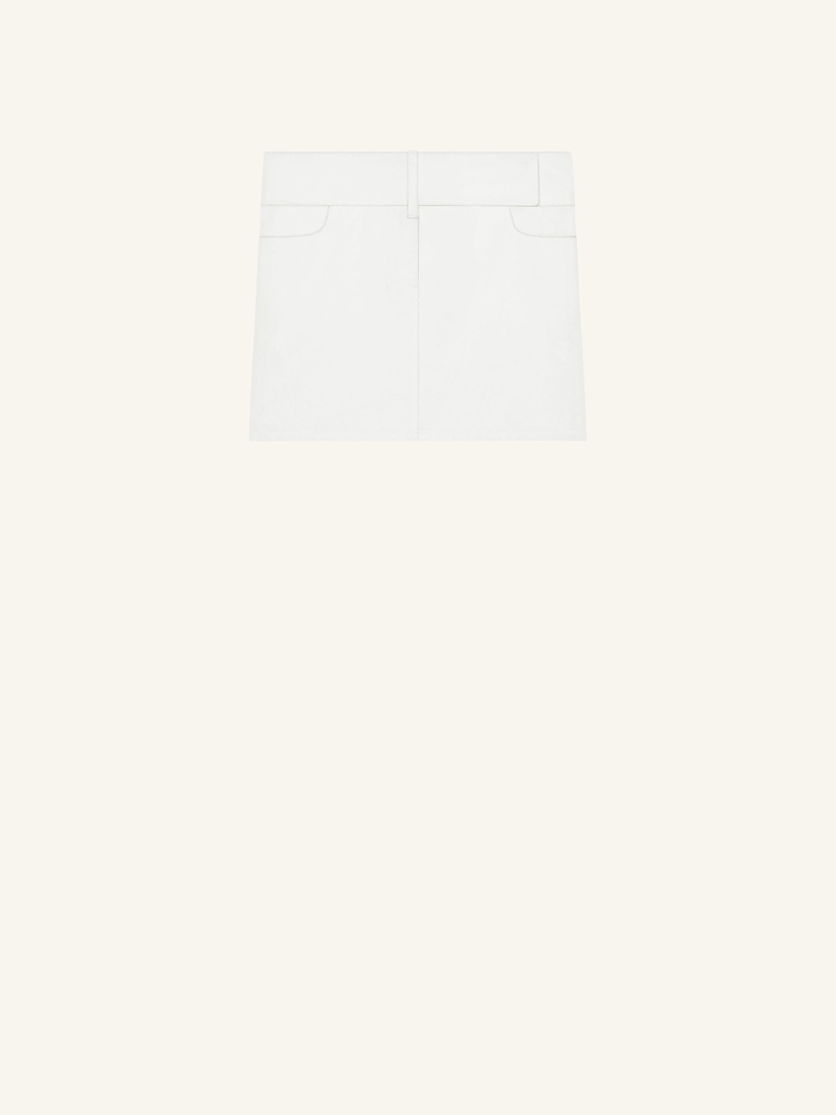 BELTED MINI SKIRT - 1