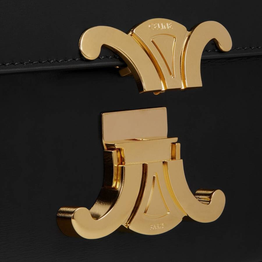 Celine Shiny Calfskin Claude Shoulder Bag - 4