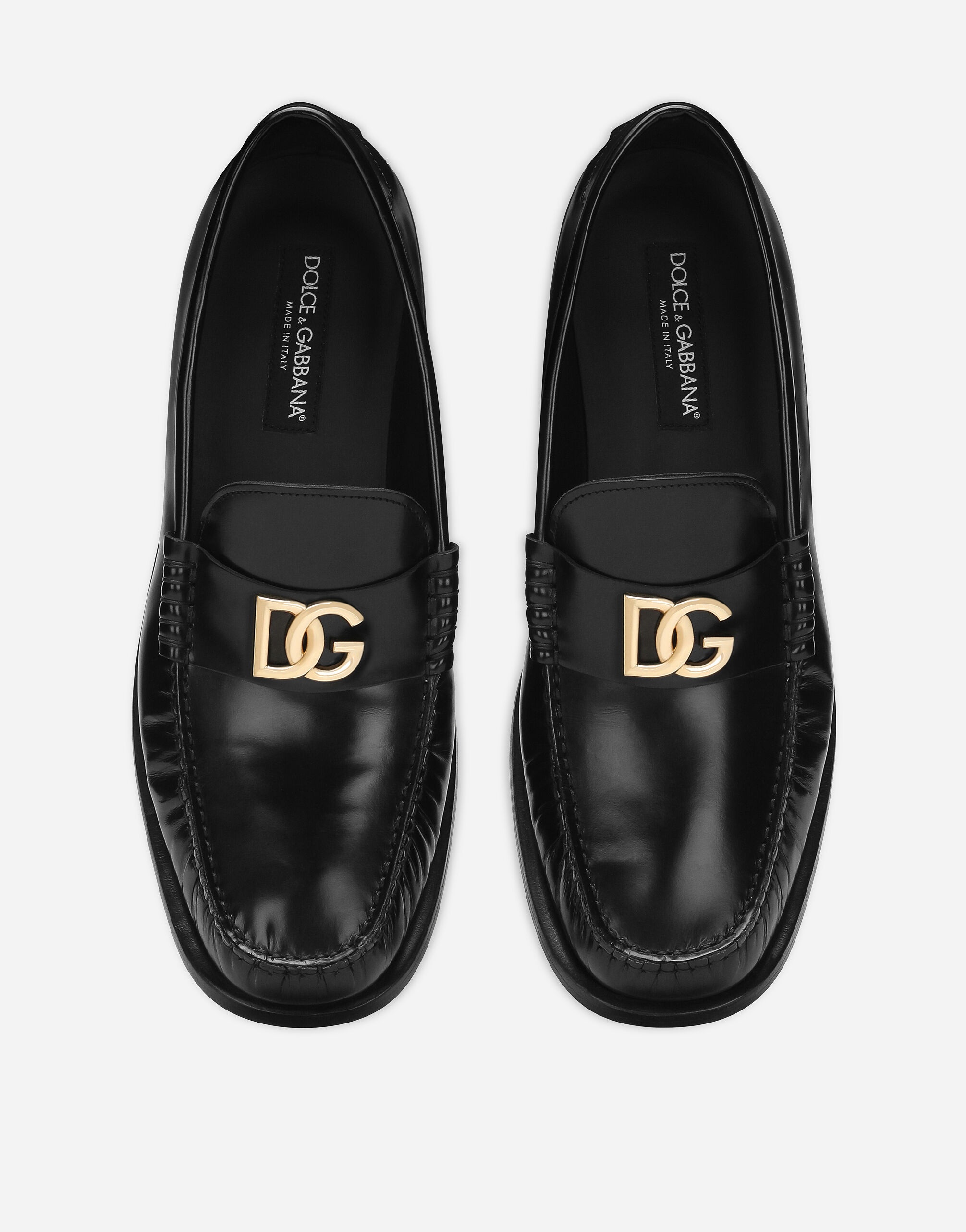 Brushed calfskin loafers - 4