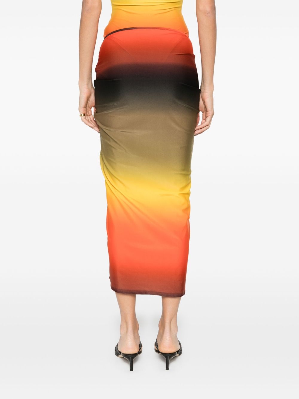 gradient-effect skirt - 4