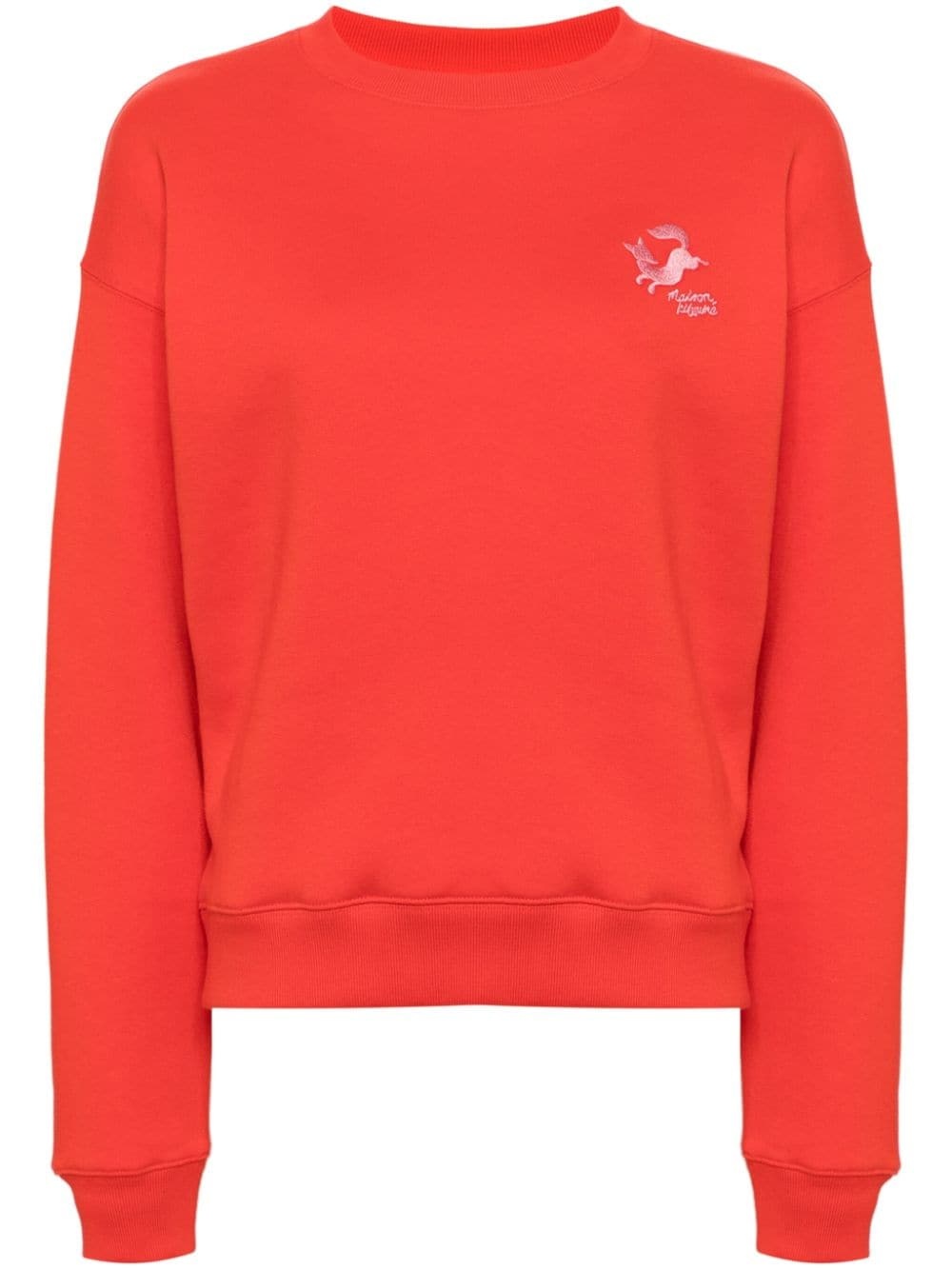 embroidered sweatshirt - 1