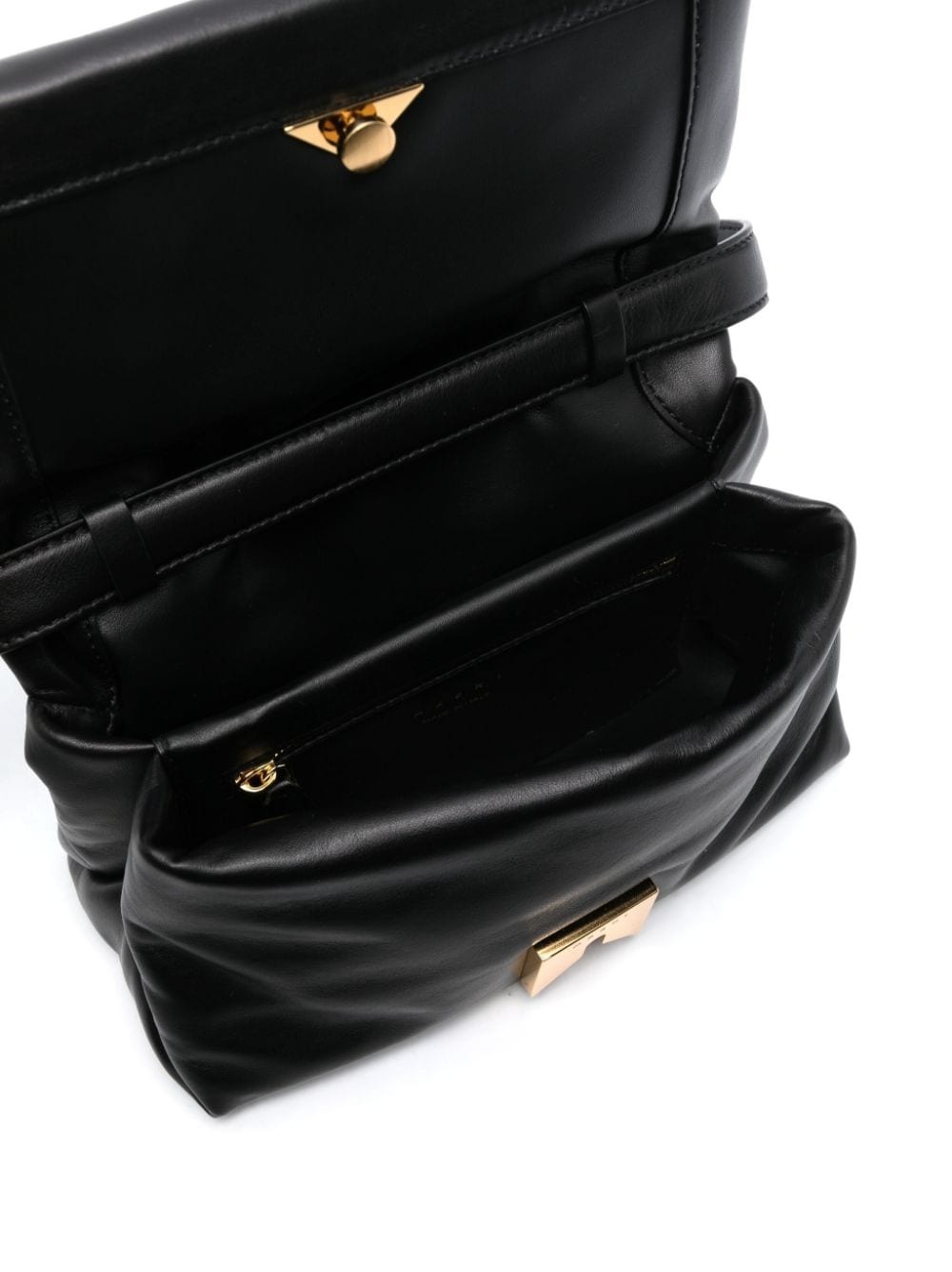 padded calf-leather crossbody bag - 5