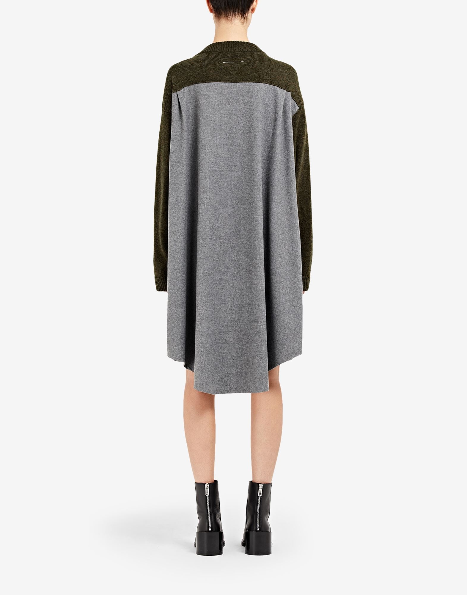 Spliced shirt-dress - 4