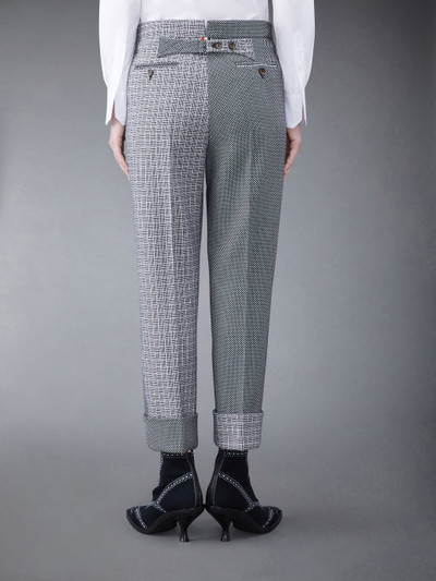 Thom Browne Fun-Mix Birdseye Heavy Suiting and Parquet Weave Classic Backstrap Trouser outlook
