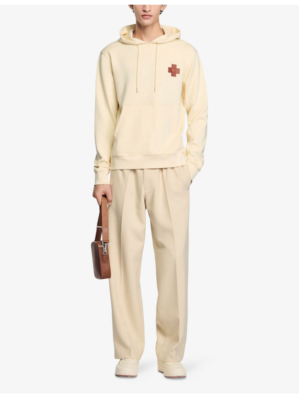 Cross-Patch Relaxed-Fit Cotton Hoody - 2