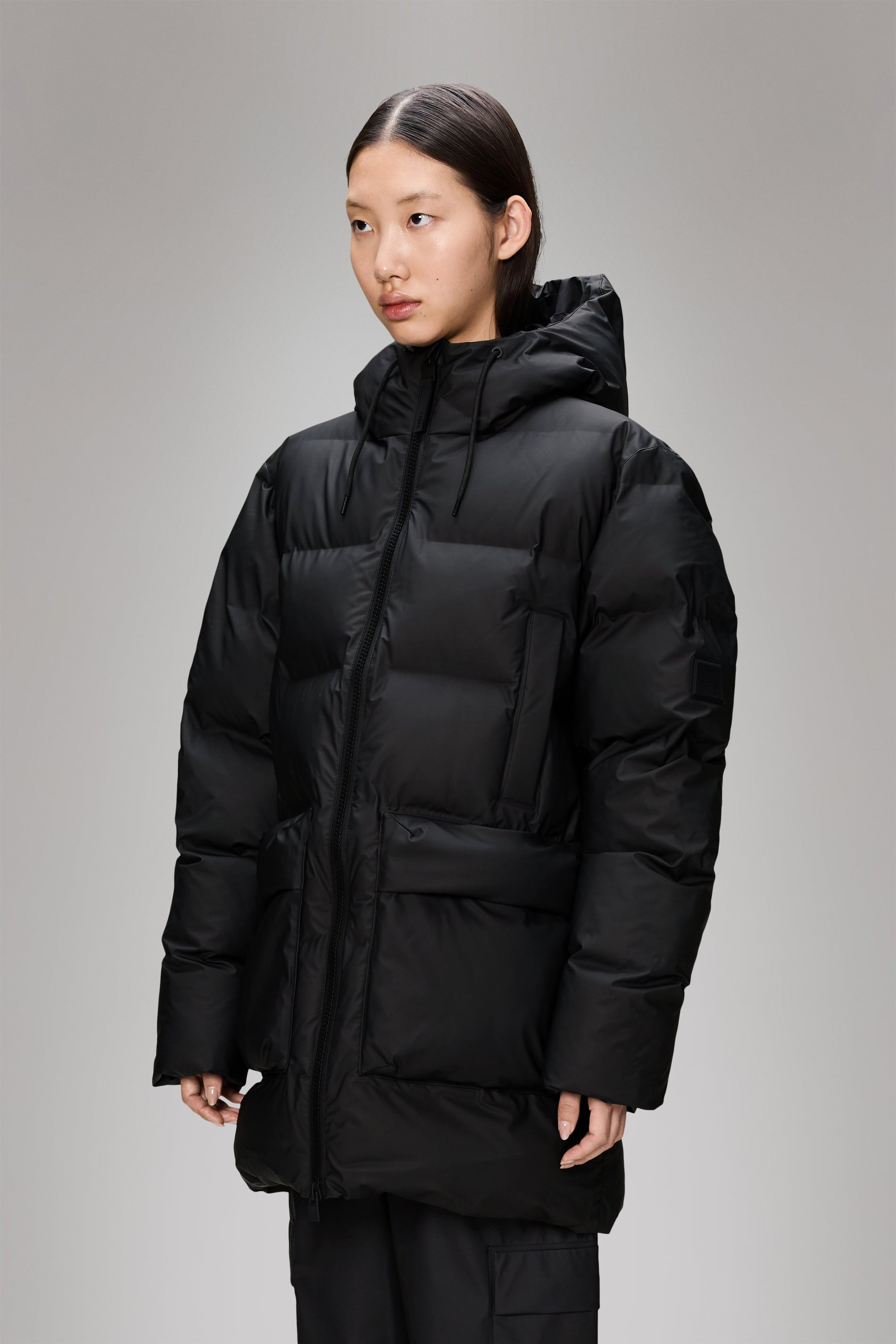 Alta Long Puffer Cargo Jacket - 5