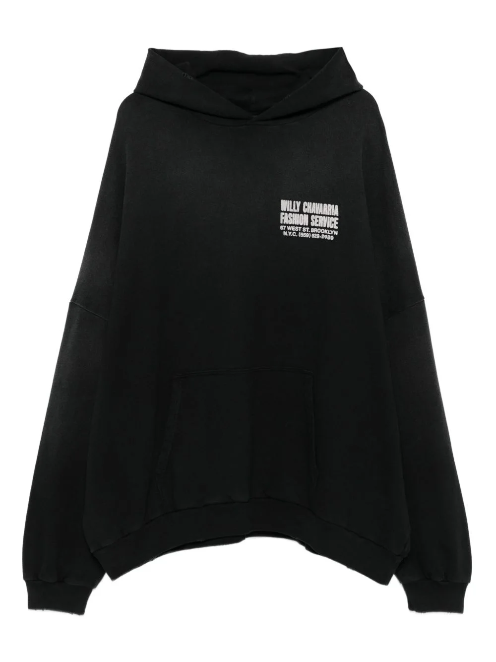 graphic-print hoodie - 1