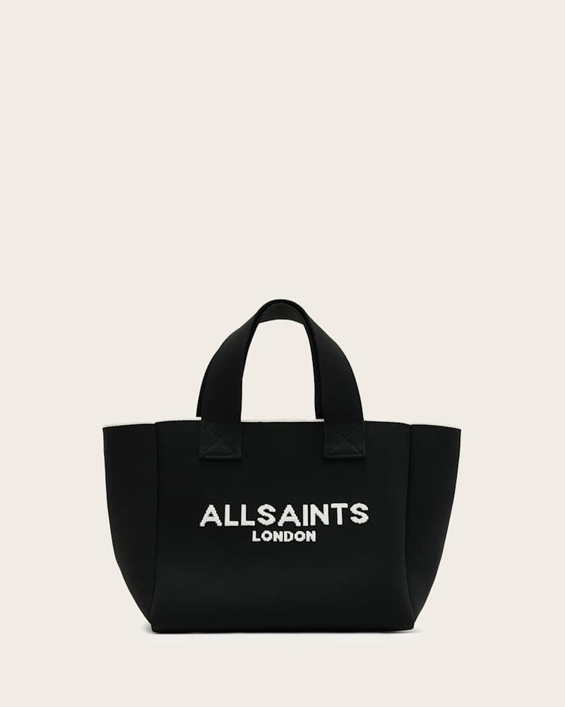 IZZY LOGO PRINT KNITTED MINI TOTE BAG 1