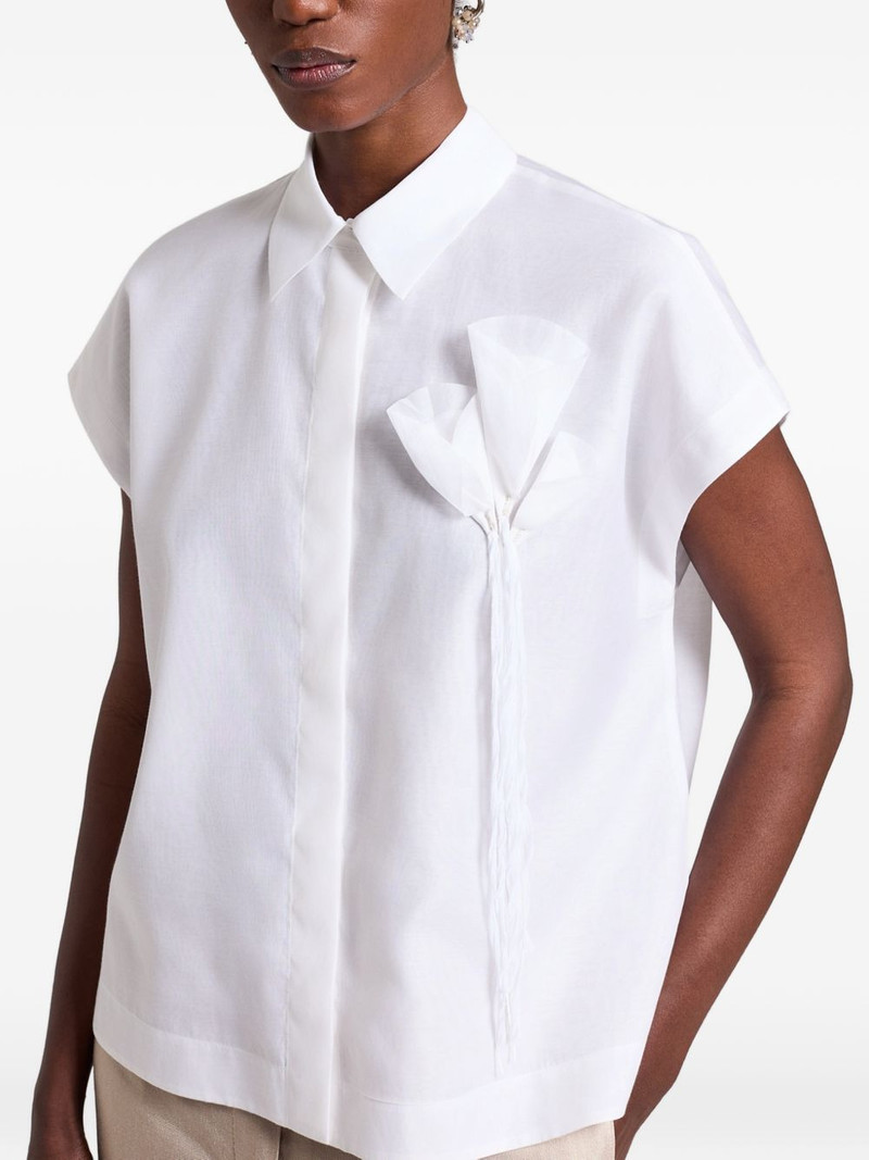 floral appliqué shirt 4
