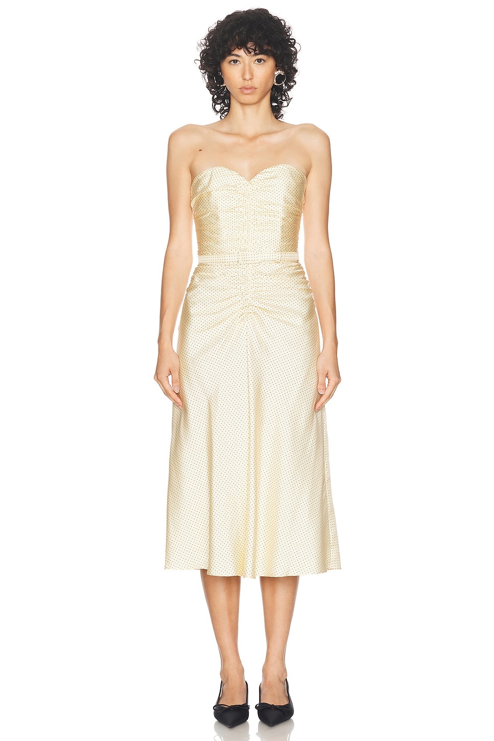 Bustier Midi Dress - 1