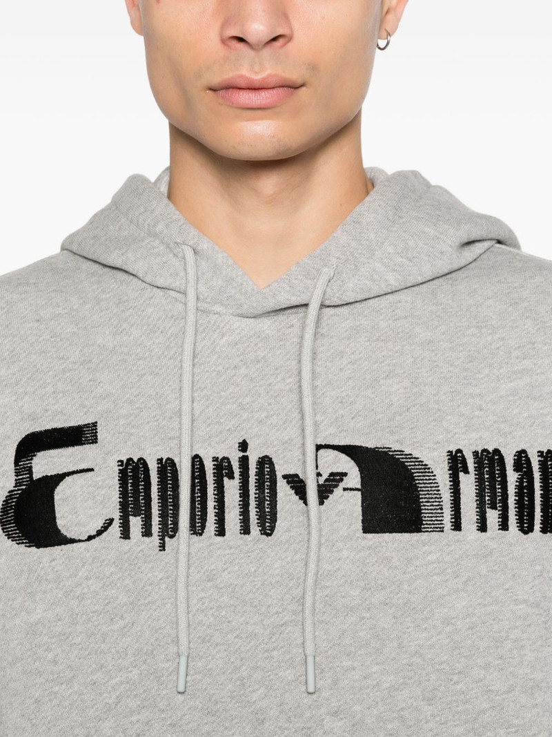 logo-embellishment hoodie 5