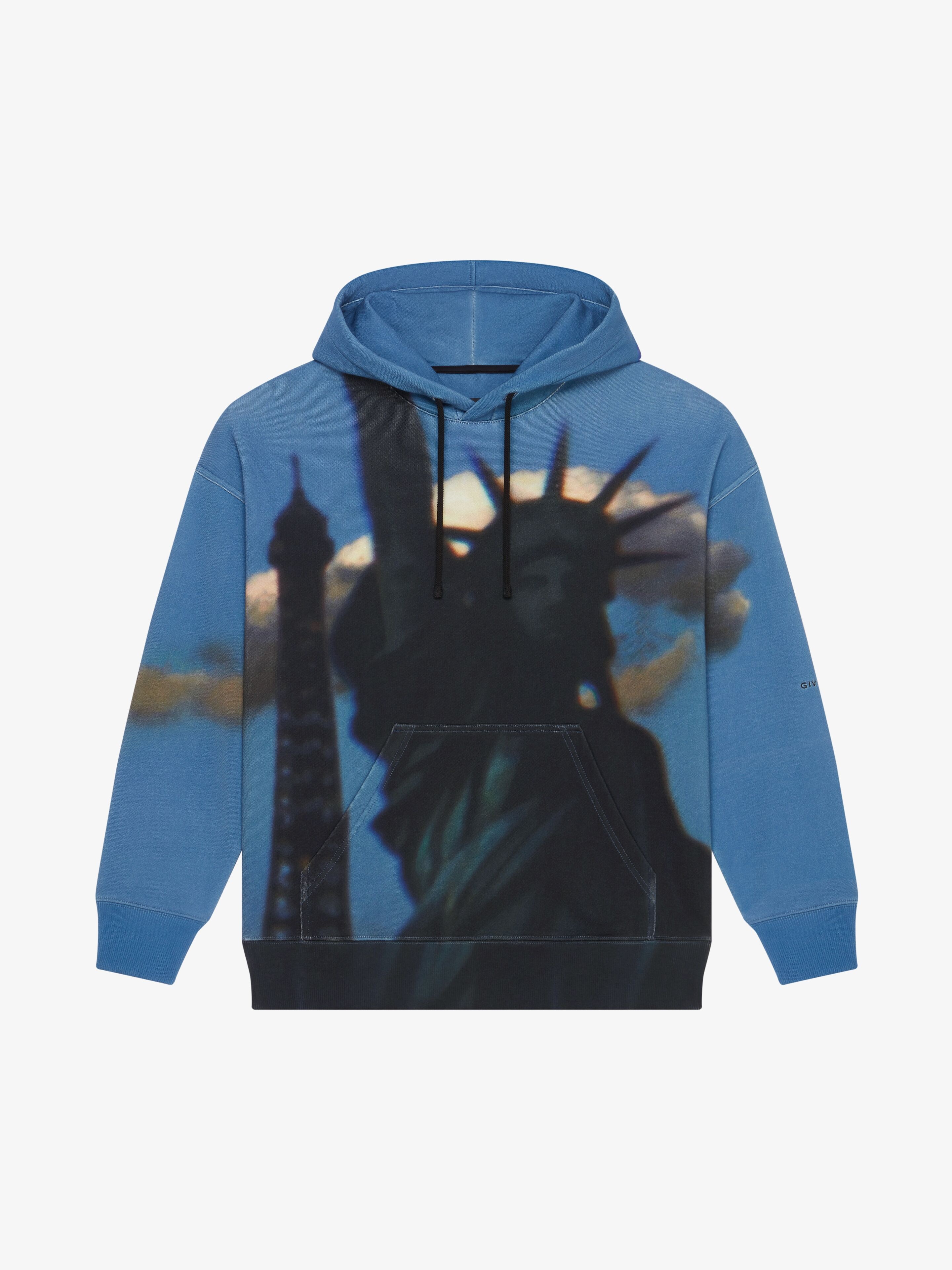 SLIM FIT GIVENCHY HOODIE IN JERSEY - 1