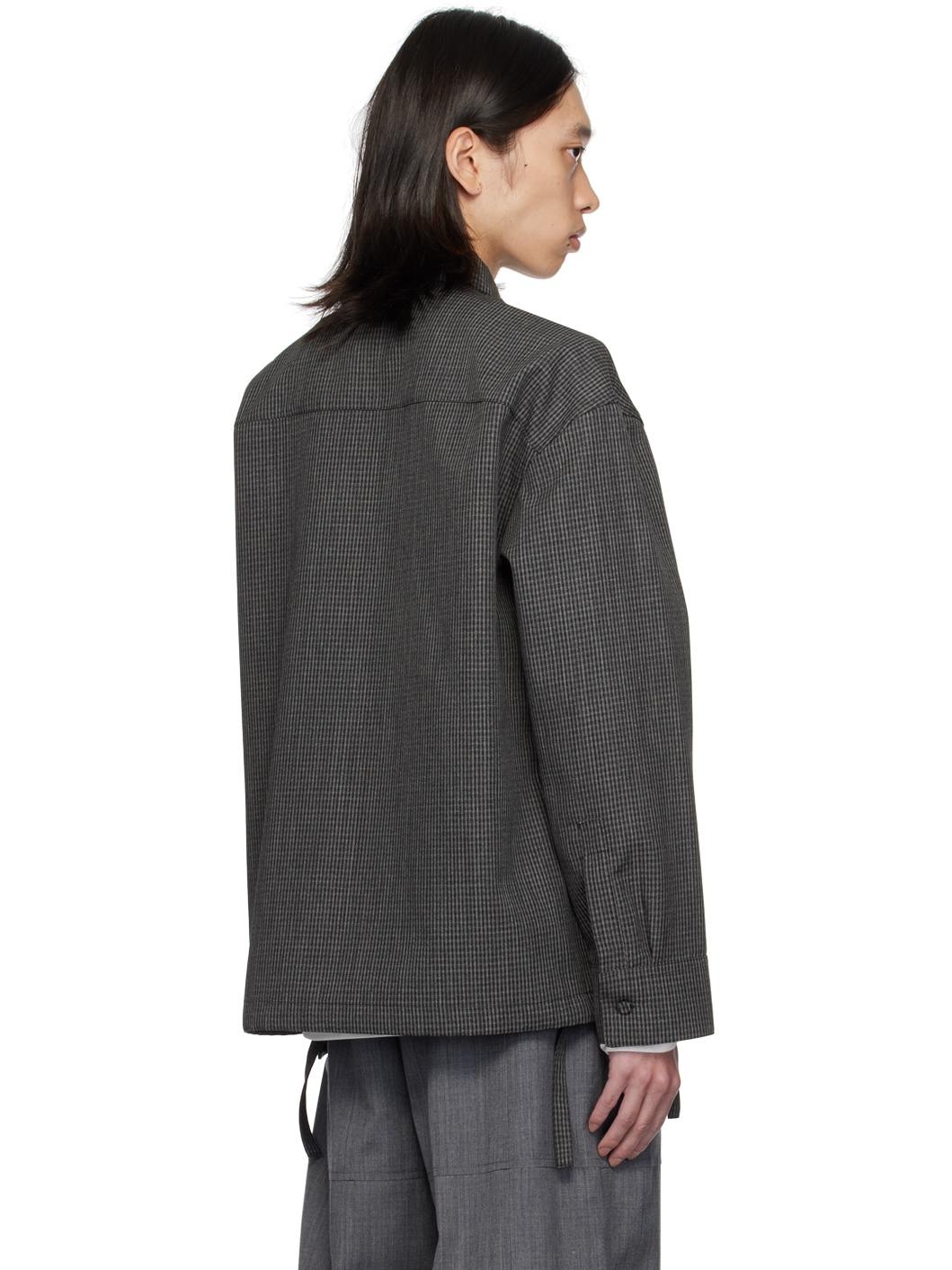 Gray Check Jacket - 3