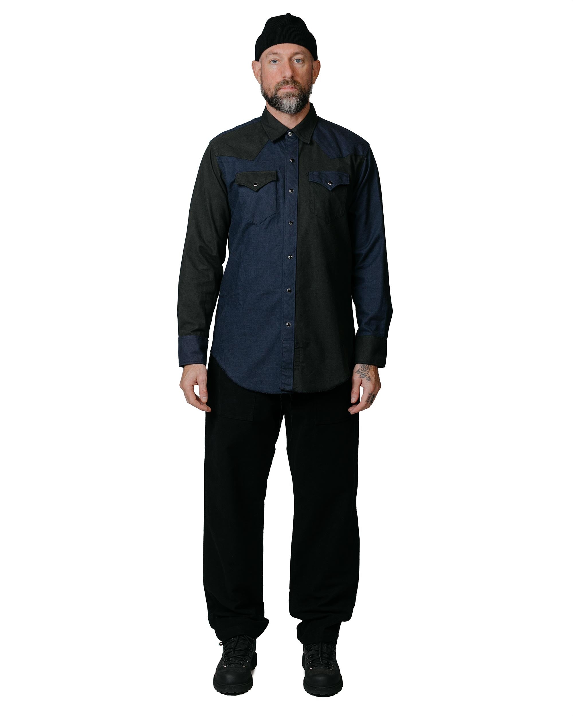 Fatigue Pant Black Cotton Moleskin - 4