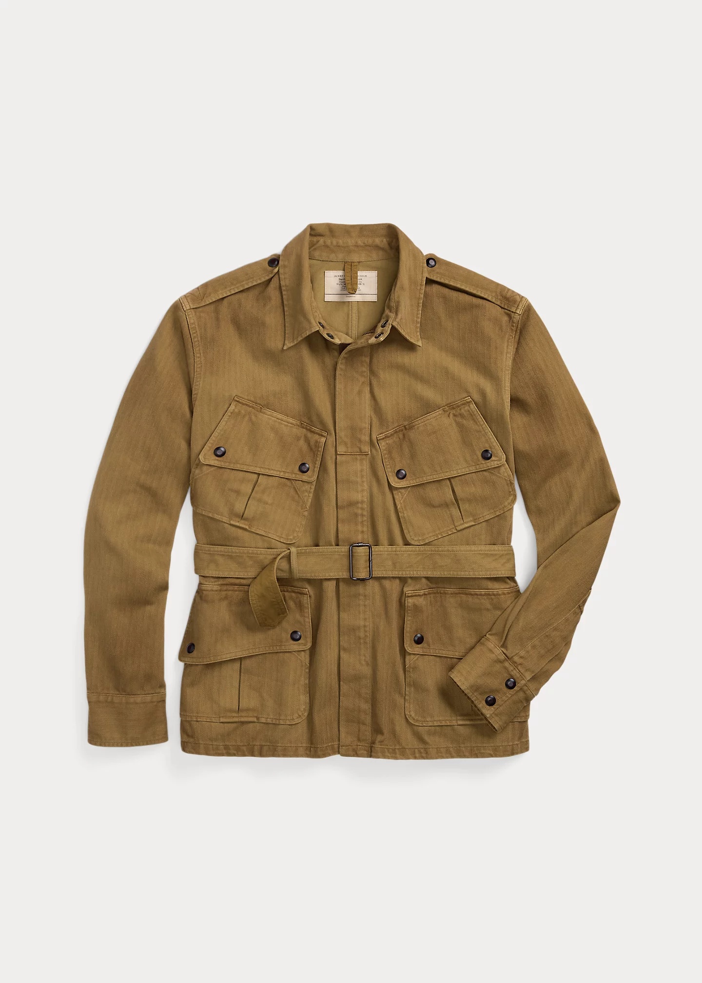 Knit Herringbone Twill Jacket - 1