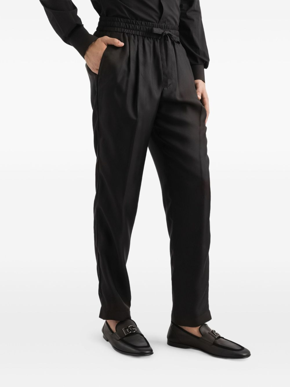 elasticated-waist trousers - 4