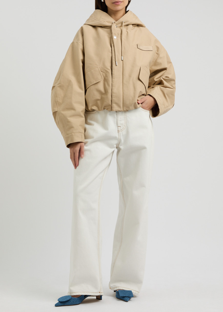 Jacquemus La Parka Courte Caraco Hooded Canvas Jacket - 4