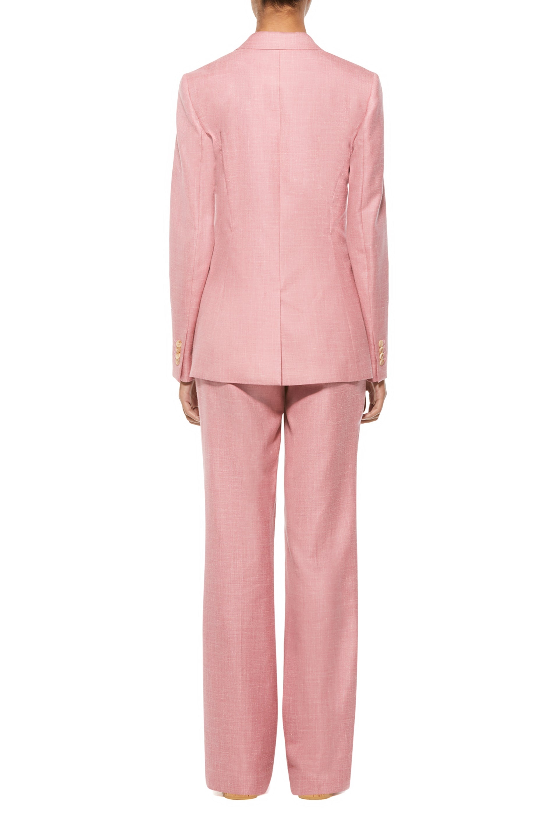 Angela Blazer in Silk Wool with Linen - 4