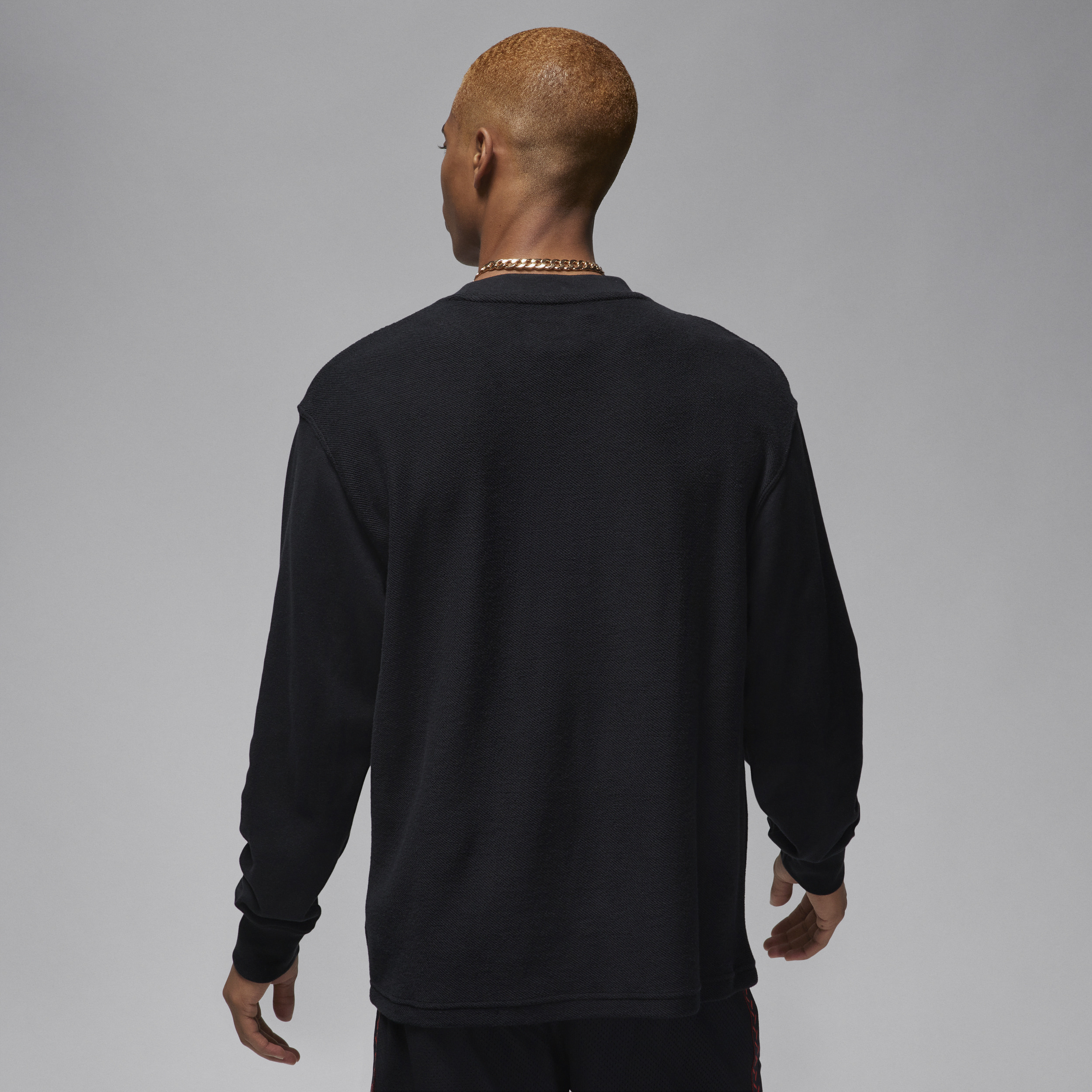 Men's Jordan Flight MVP Long-Sleeve Fleece Top - 2
