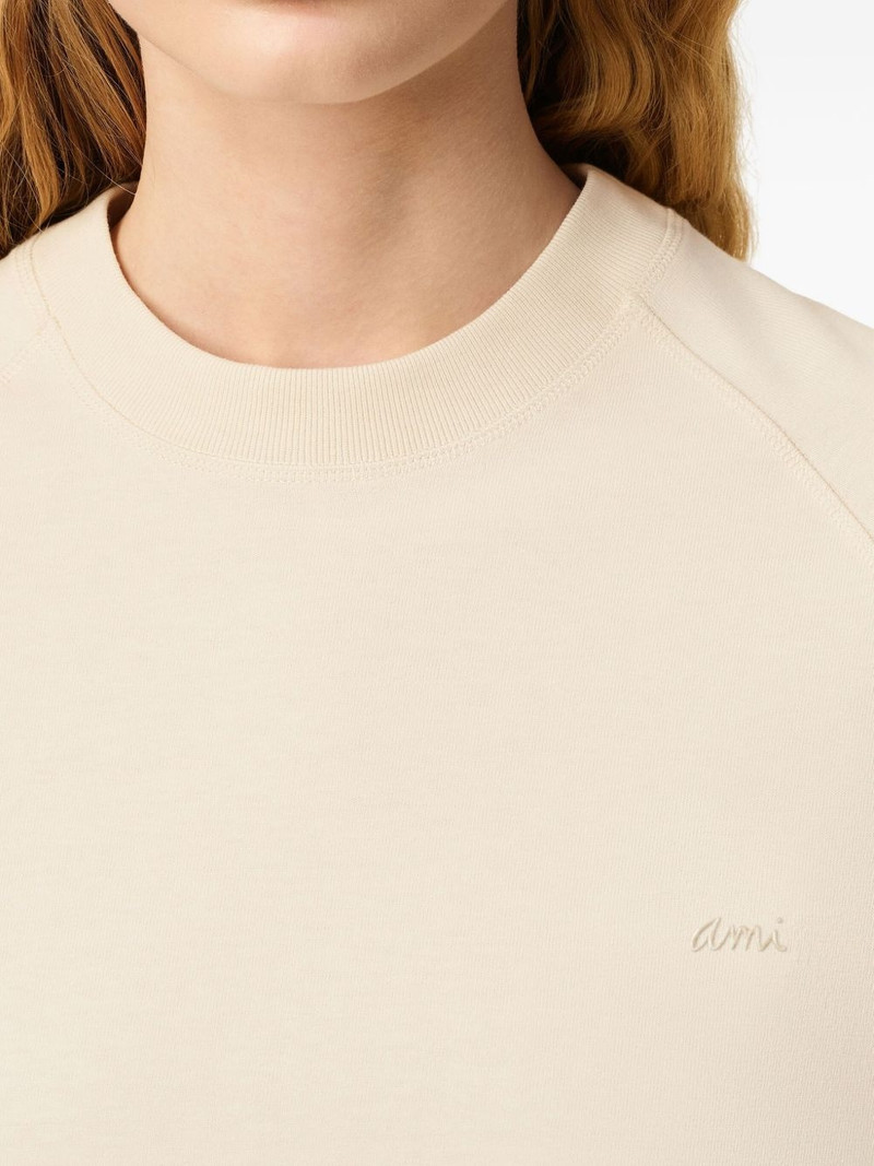 raglan-sleeve embroidered T-shirt 5