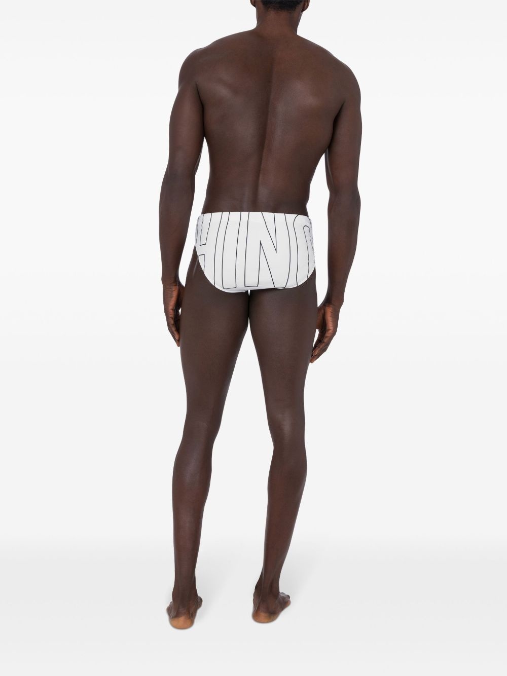 logo-print swim briefs - 4