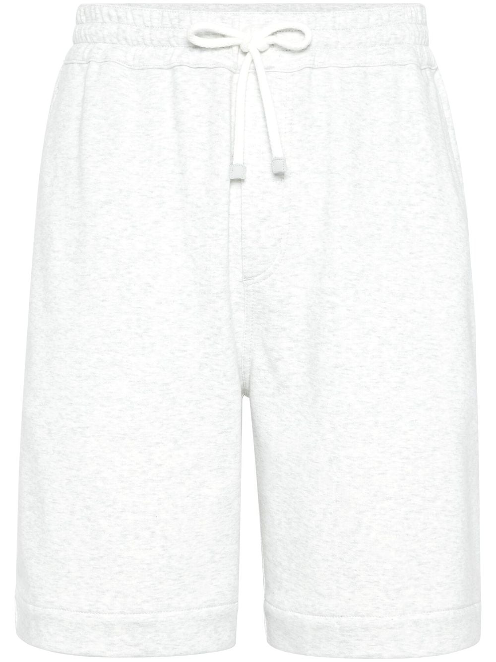 drawstring-waist jersey track shorts - 1