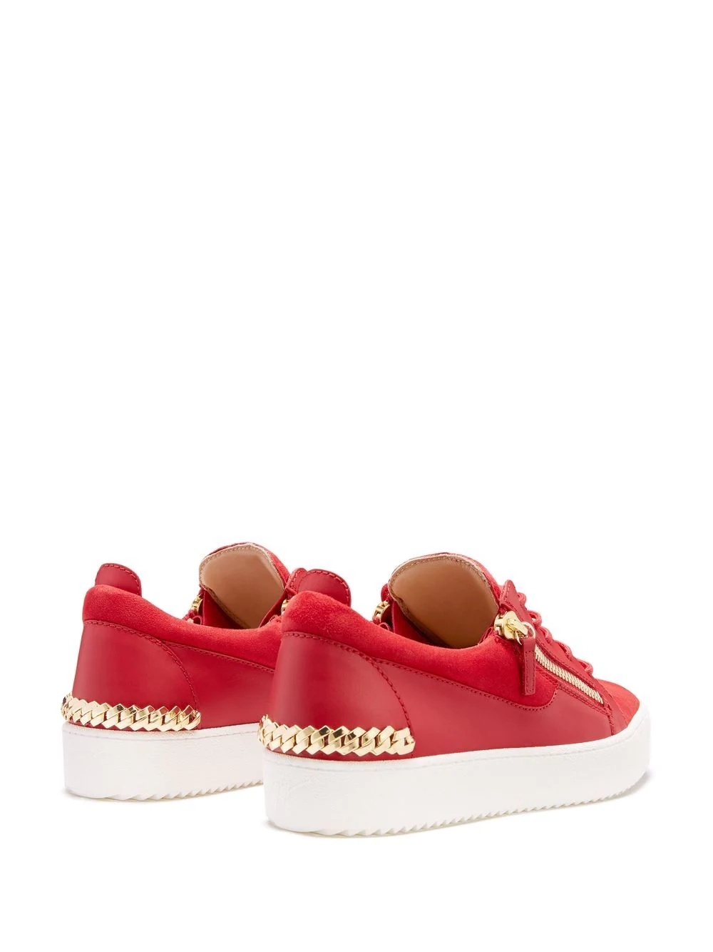 Frankie chain-trim sneakers - 3