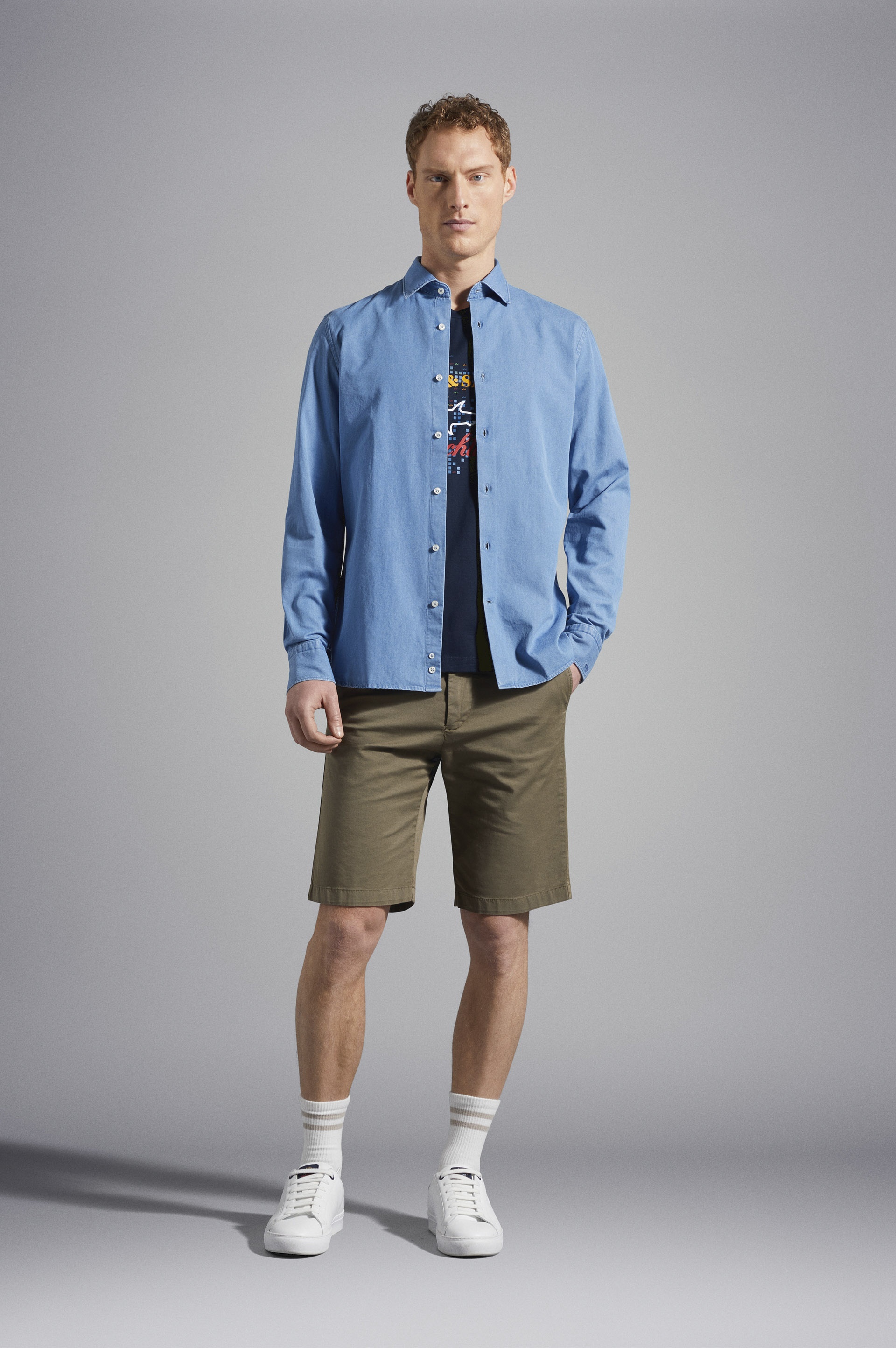 COTTON DENIM SHIRT - 2