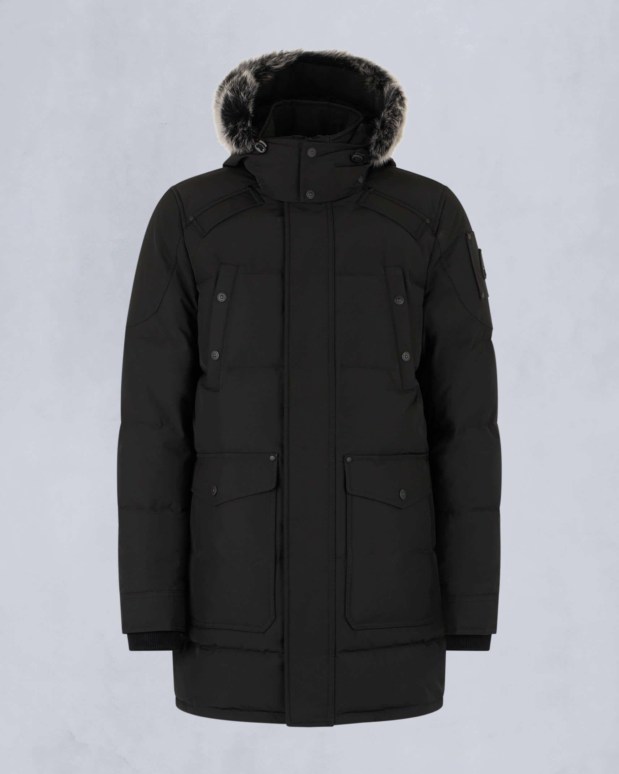 ONYX SHEARLING BIG RIDGE PARKA - 1