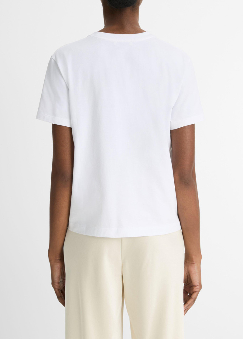 Vince Pima Cotton Crew Neck T-Shirt outlook