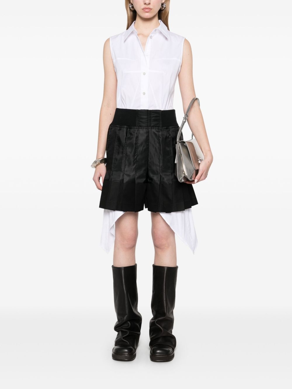 panelled shorts - 2