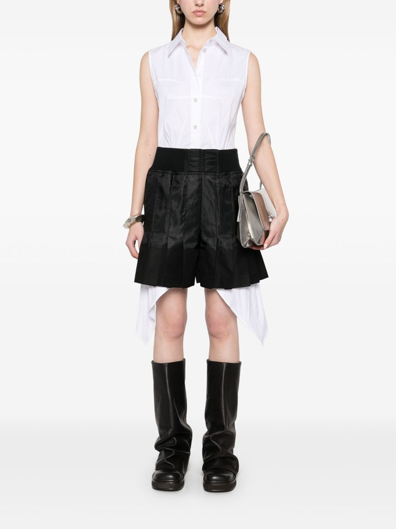 sacai panelled shorts outlook