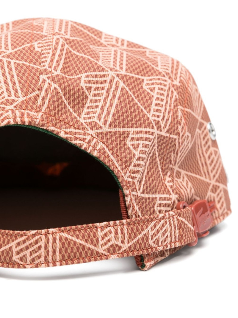 LACOSTE printed twill cap outlook