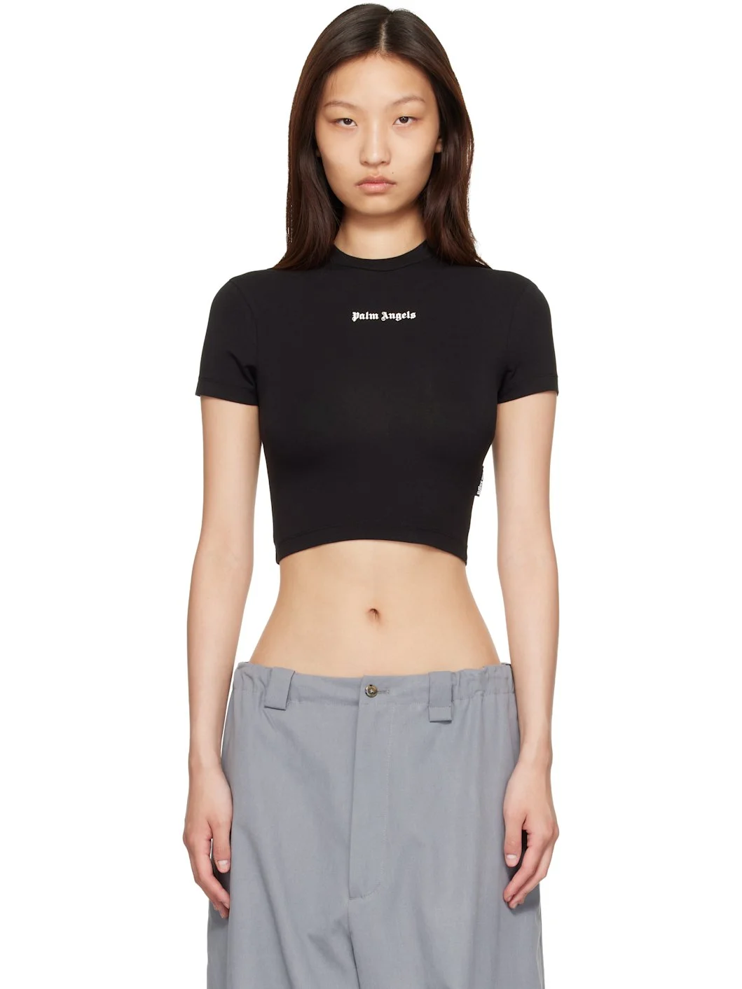 Black Classic Logo Baby T-shirt - 1