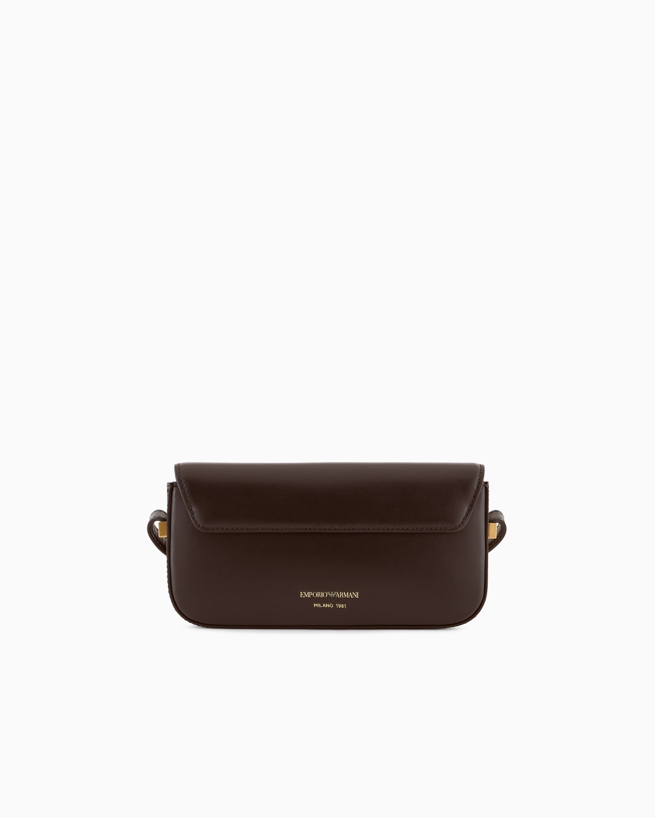 SMOOTH LEATHER MINI SHOULDER BAG WITH METAL EAGLE LOGO - 3