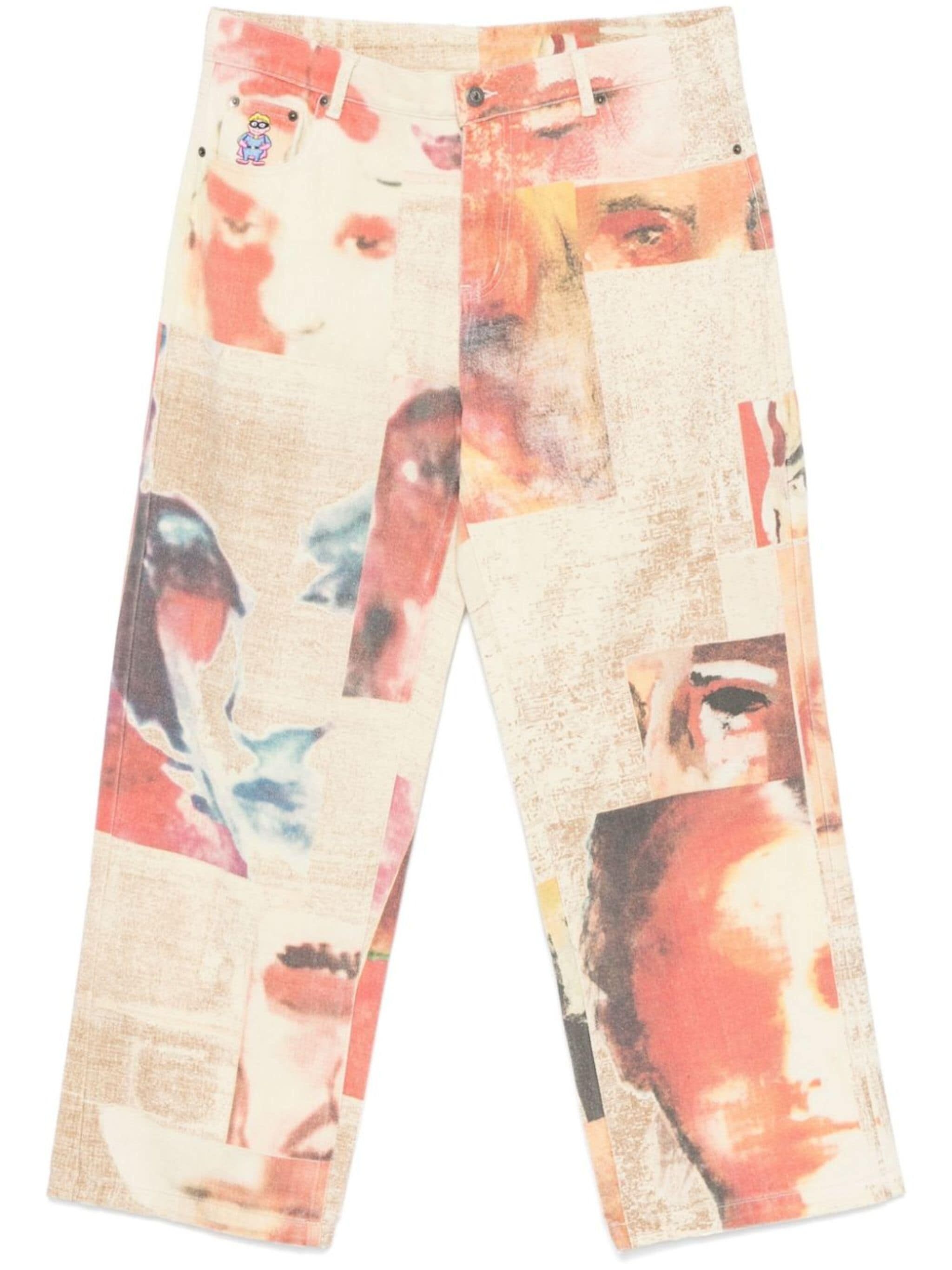 Faces Collage trousers - 1