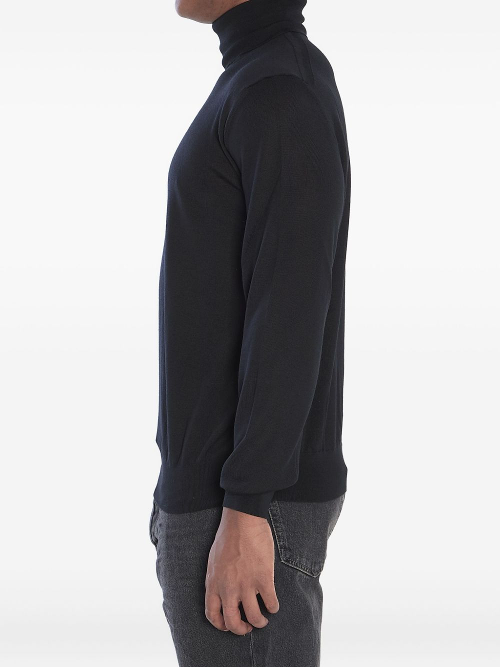 turtleneck wool sweater - 4