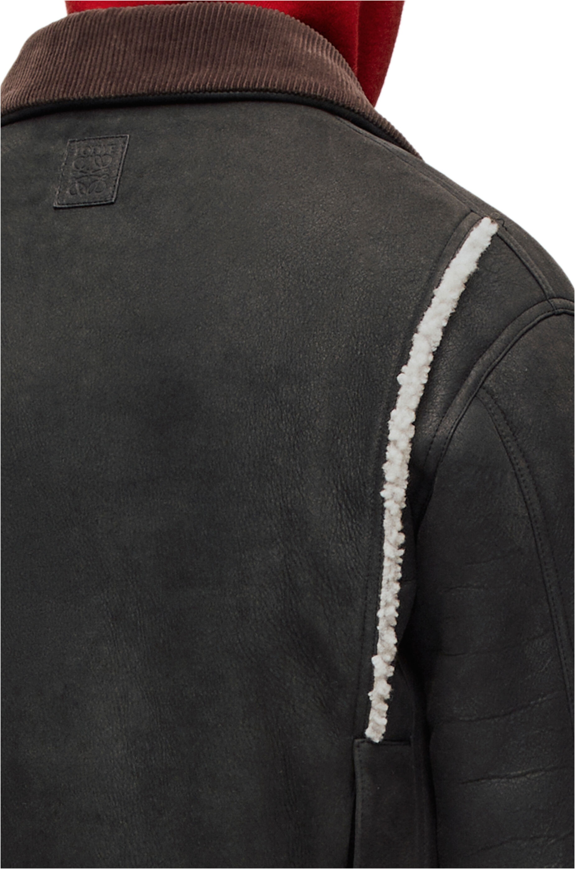 Workwear jacket in shearling - 5