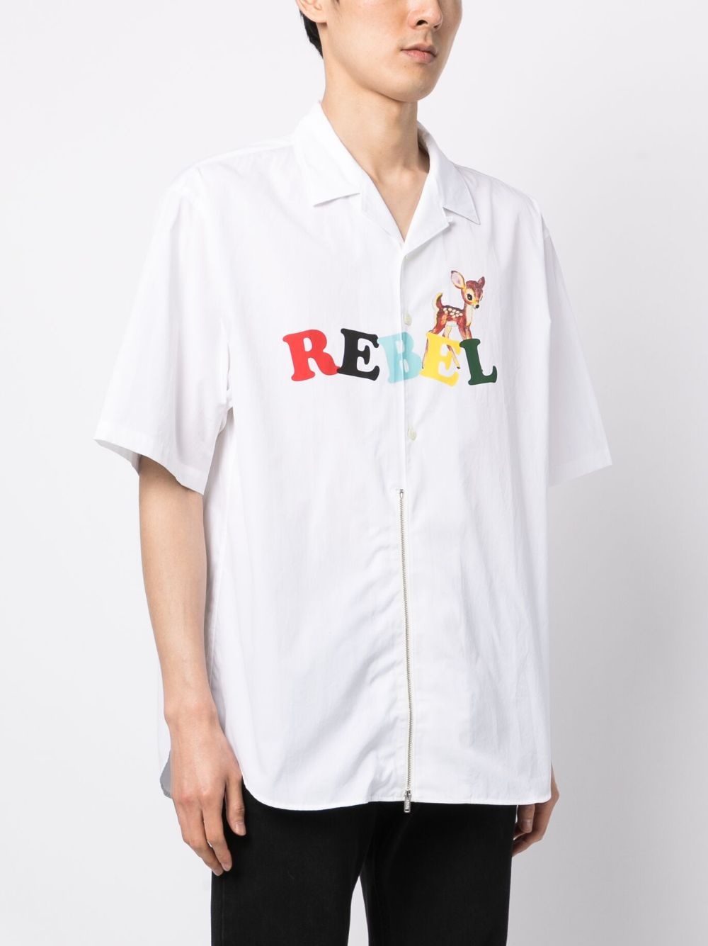 Rebel short-sleeve cotton shirt - 3