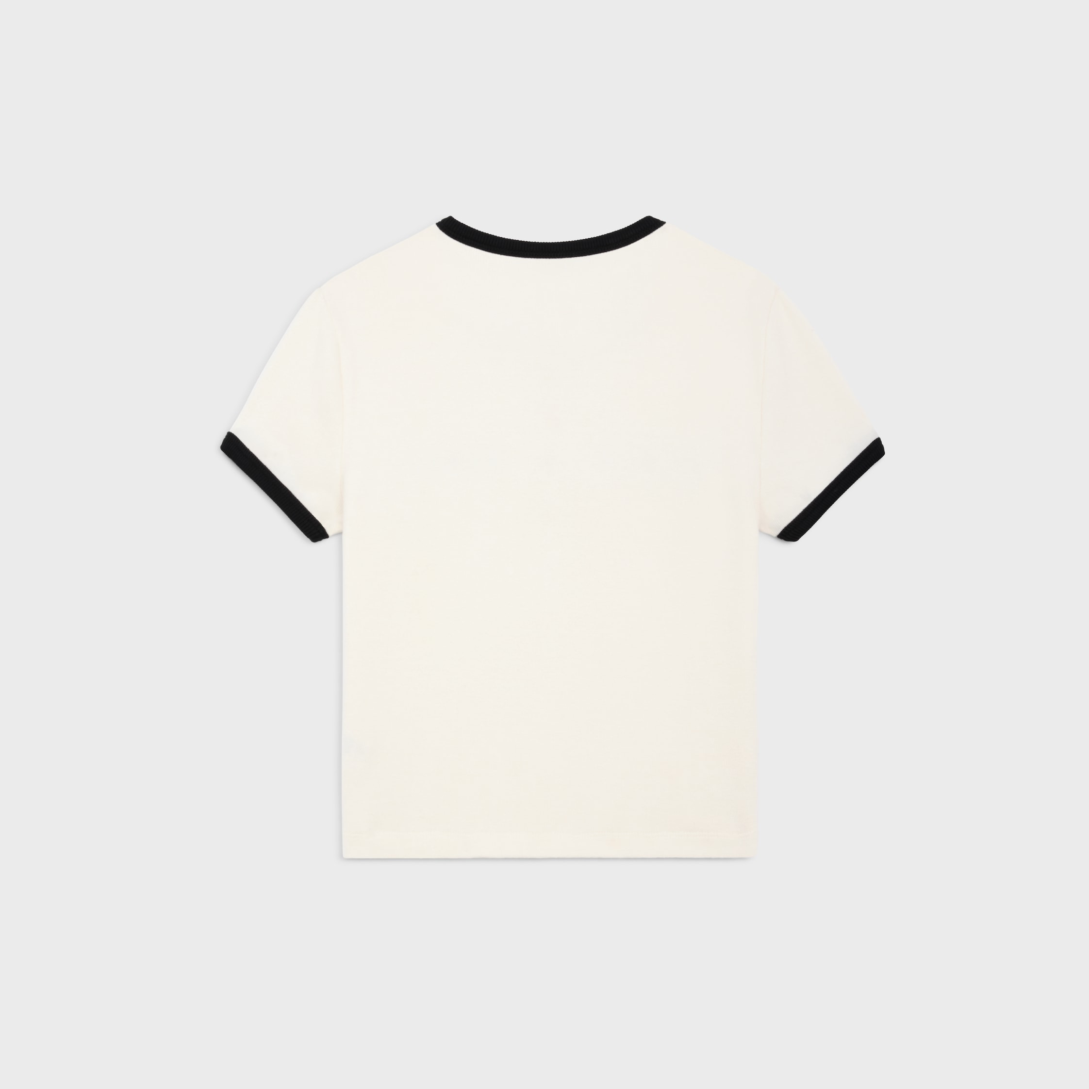 cropped t-shirt in cotton jersey - 2