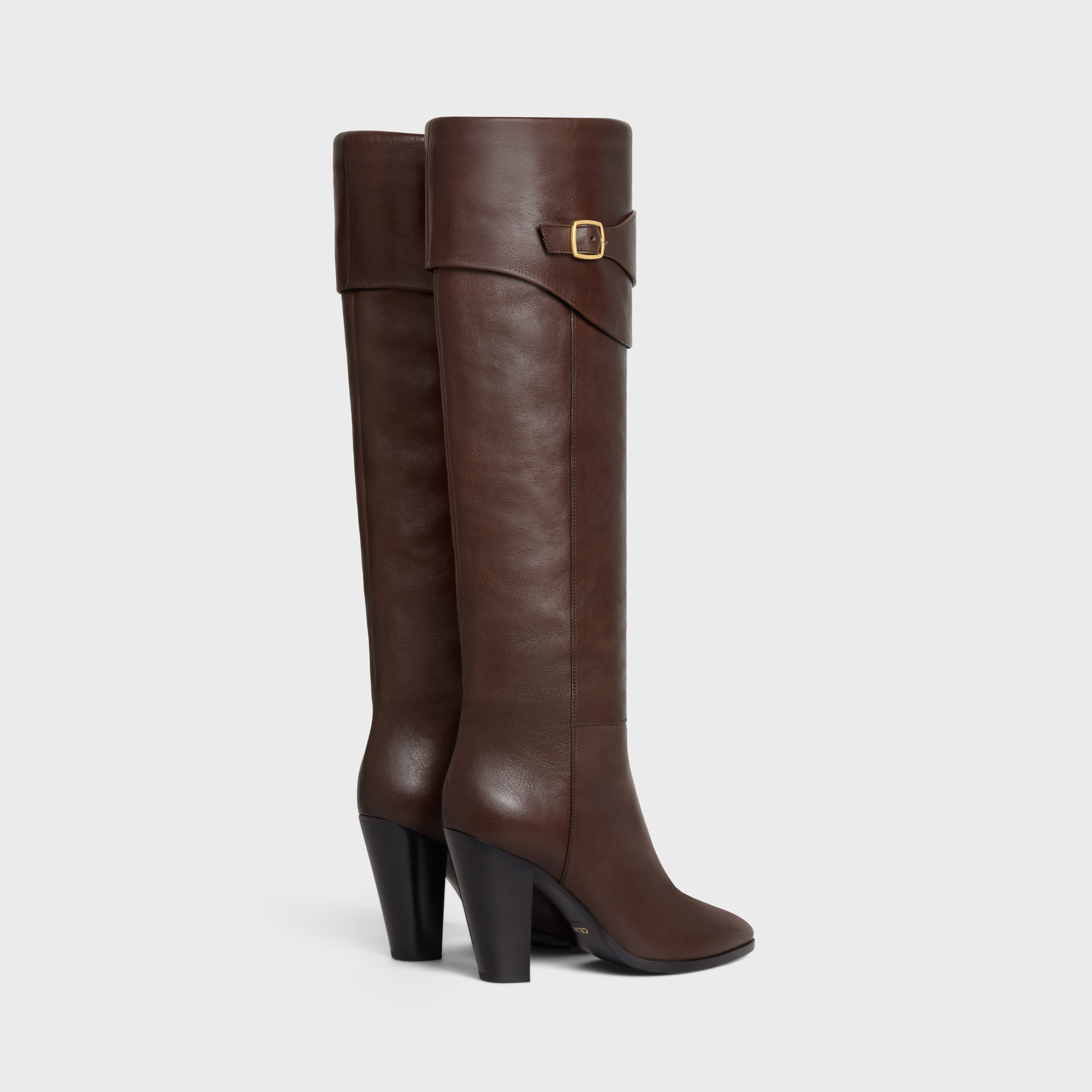 RIDING BOOT WITH TRIOMPHE CELINE WILTERN in CALFSKIN - 3