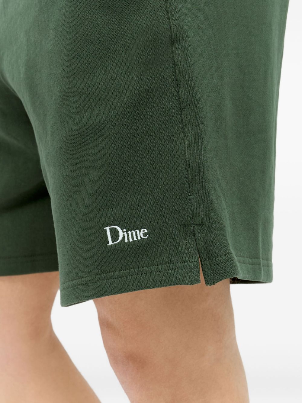 drawstring-waistband track shorts - 4