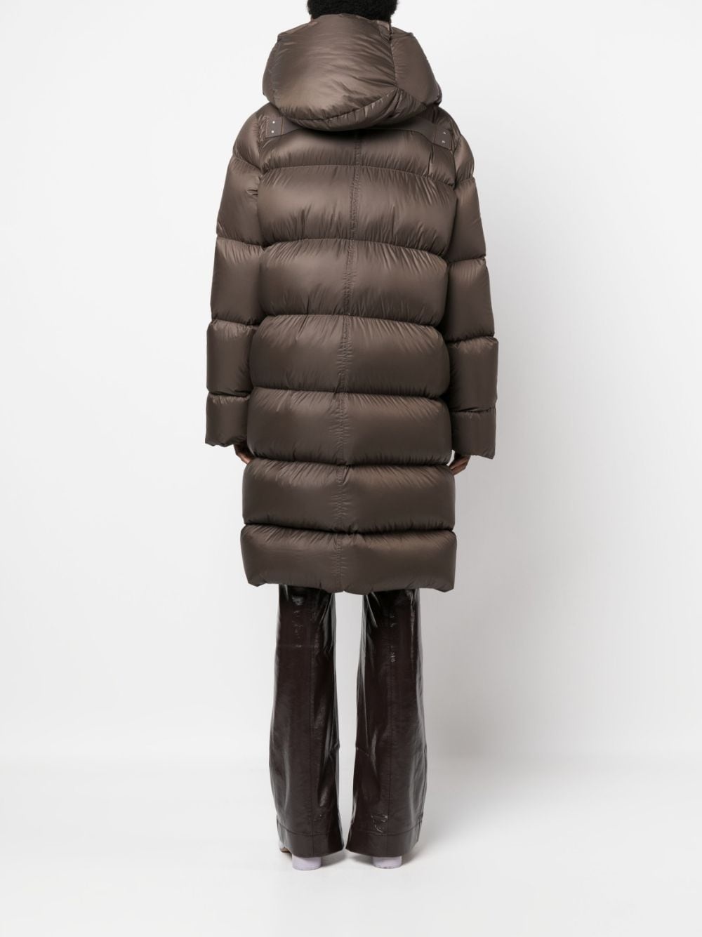 quilted hooded coat - 4