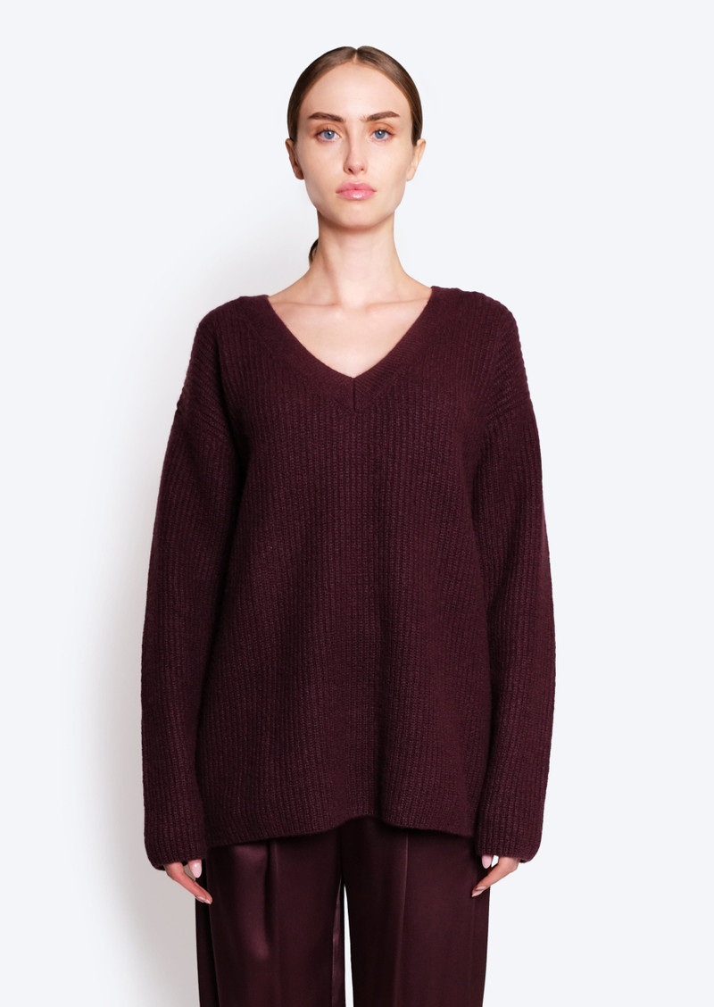 LAPOINTE Cashmere V Neck Sweater outlook